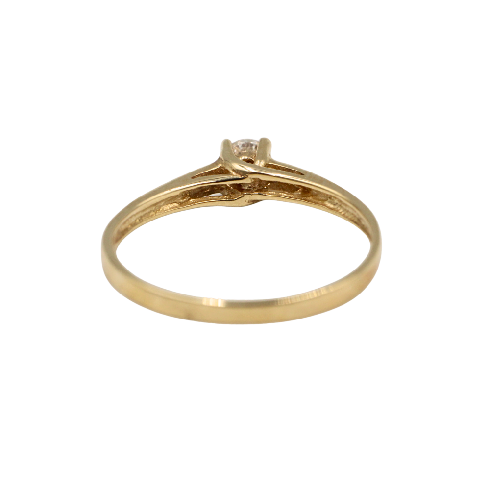 ANILLO DIAMANTE ORO 14K