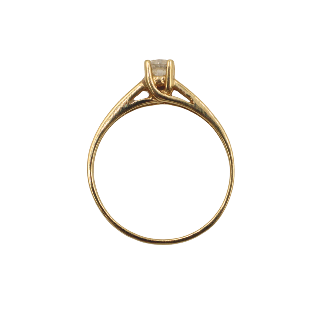 ANILLO DIAMANTE ORO 14K