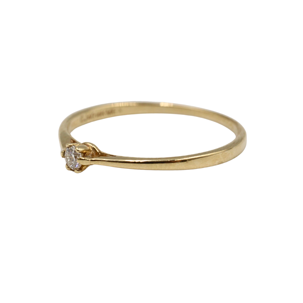 ANILLO DIAMANTE ORO 14K