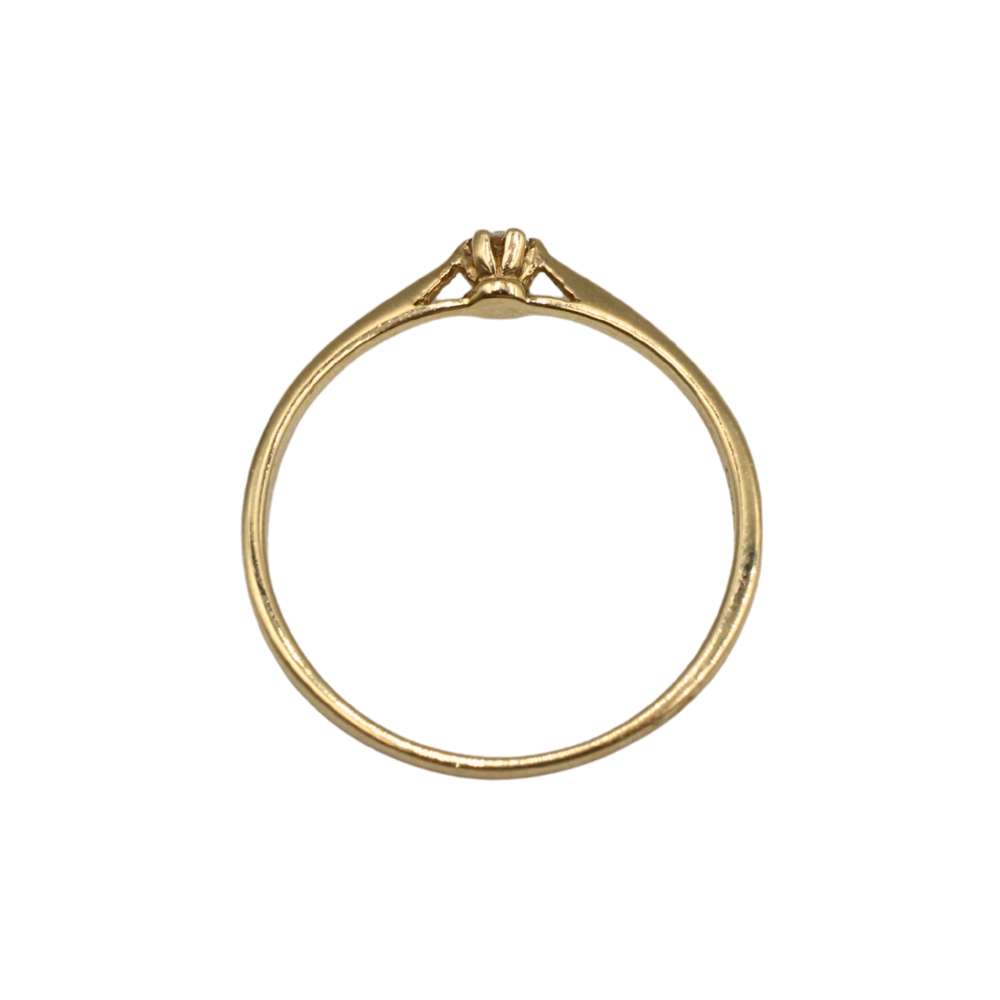 ANILLO DIAMANTE ORO 14K