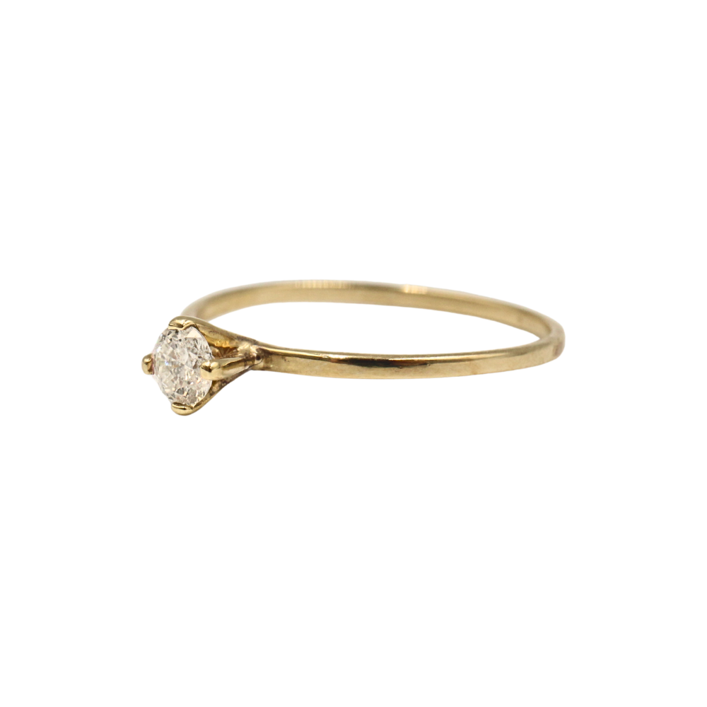 ANILLO DIAMANTE ORO 14K