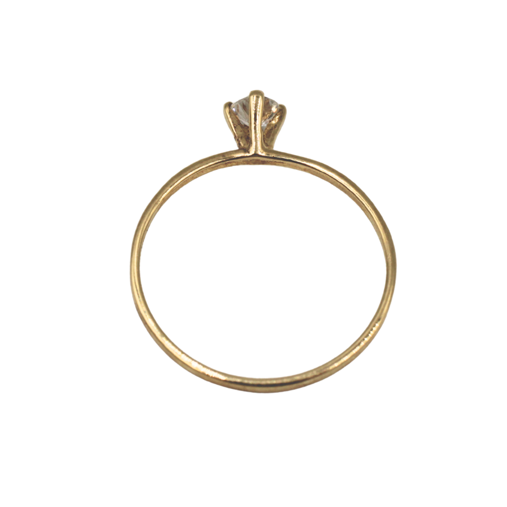 ANILLO DIAMANTE ORO 14K