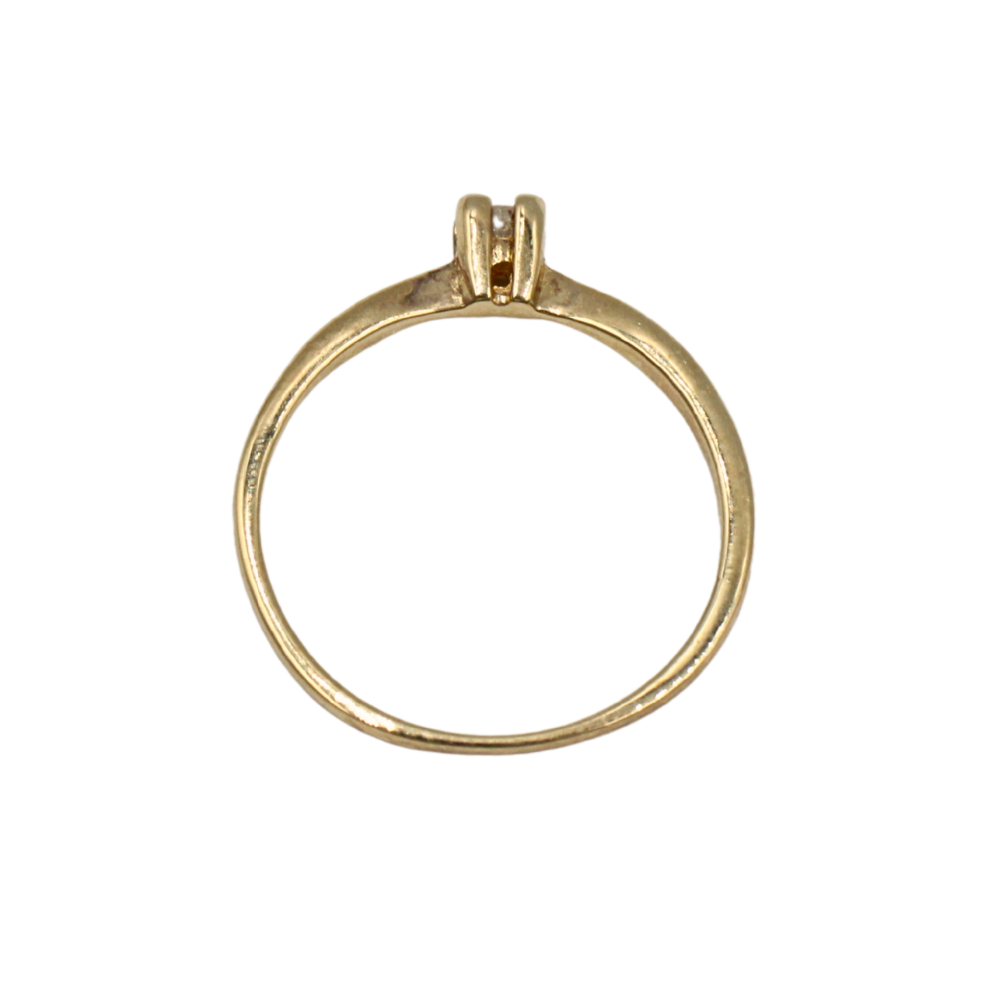 ANILLO DIAMANTE ORO 14K
