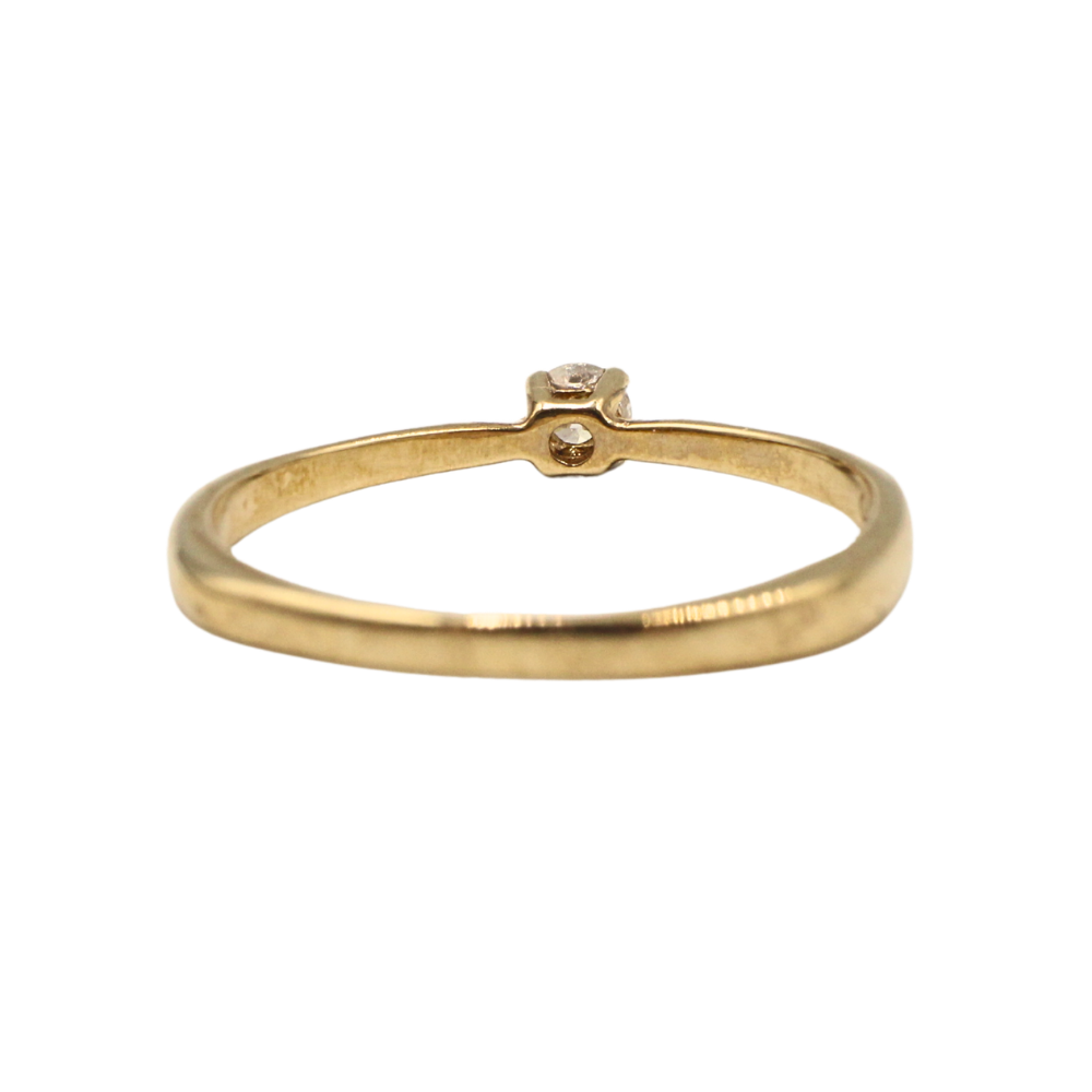 ANILLO DIAMANTE ORO 14K