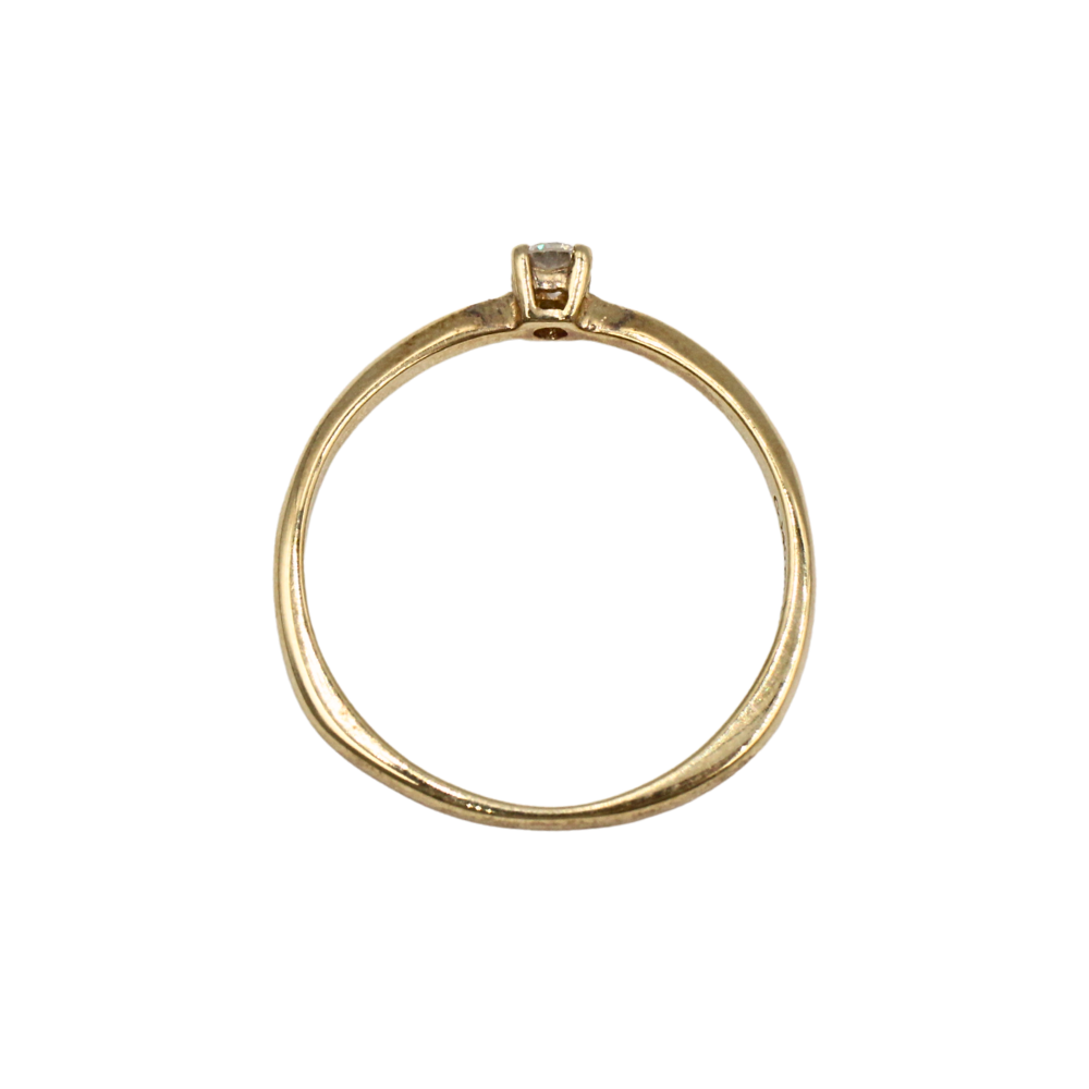 ANILLO DIAMANTE ORO 14K