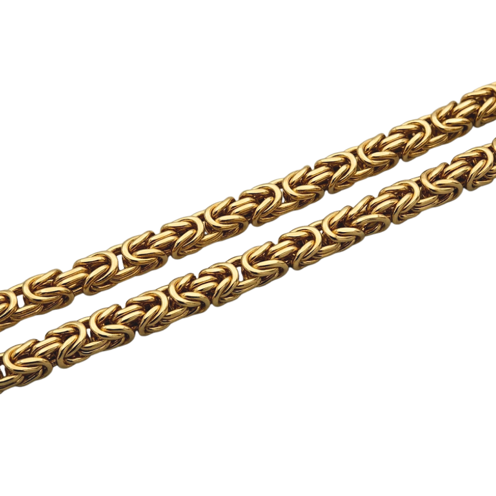 CADENA BIZANTINA ORO 14K