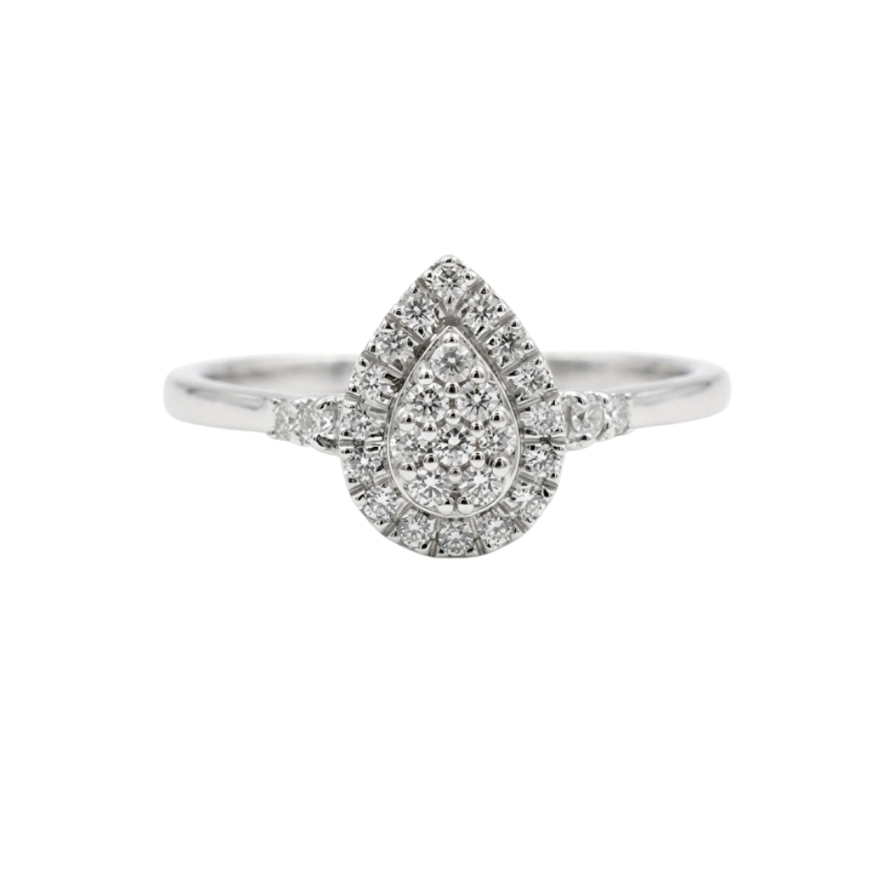 ANILLO ORO BLANCO 14K