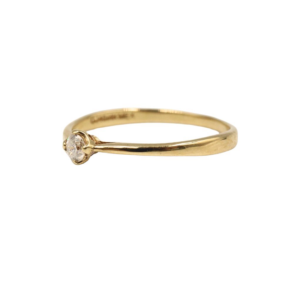 ANILLO DIAMANTE ORO 14K