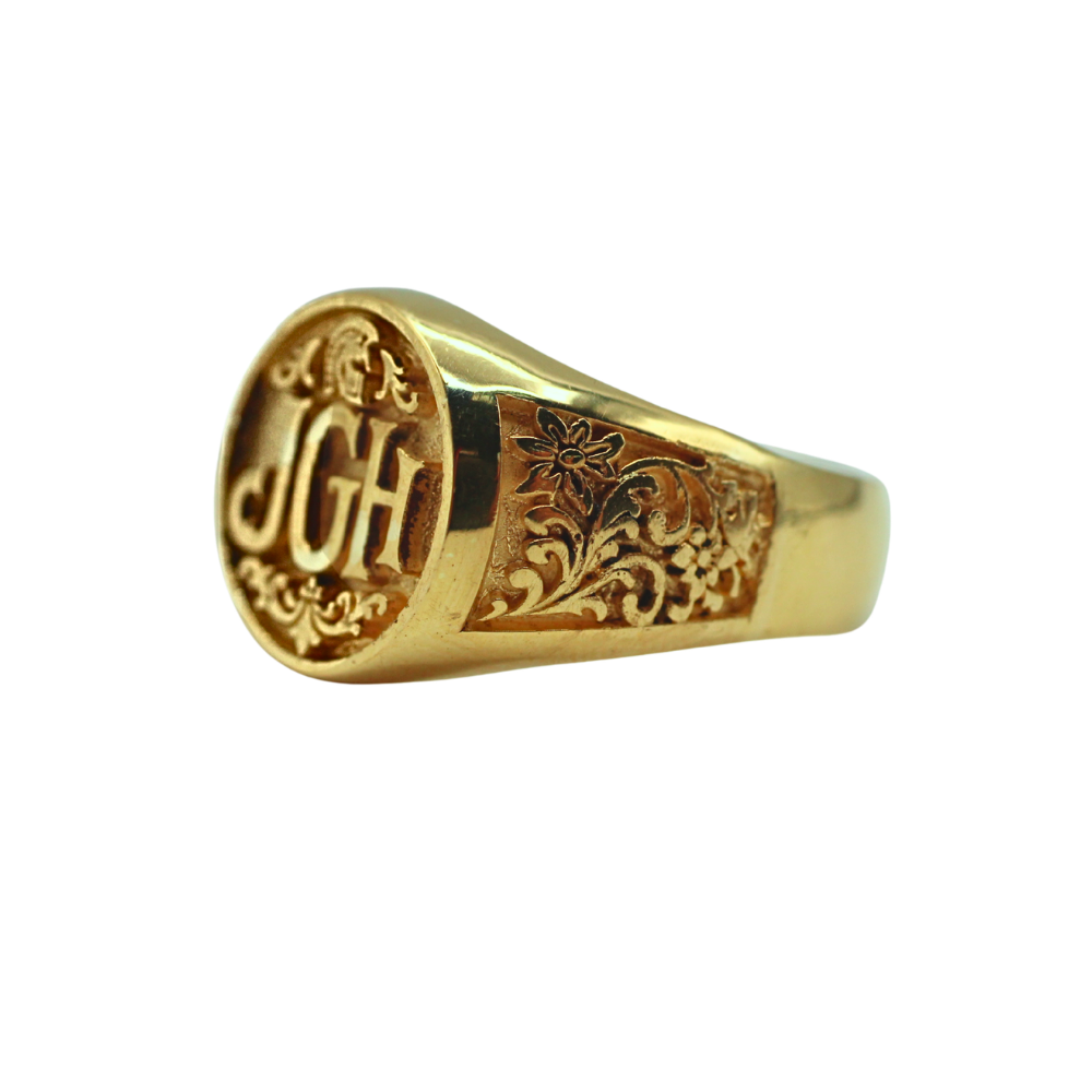 ANILLO PERSONALIZADO ORO 22K
