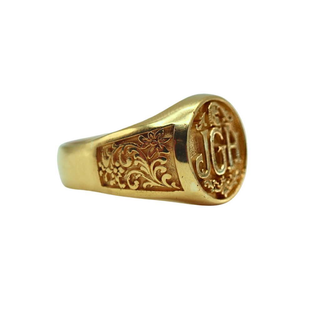 ANILLO PERSONALIZADO ORO 22K