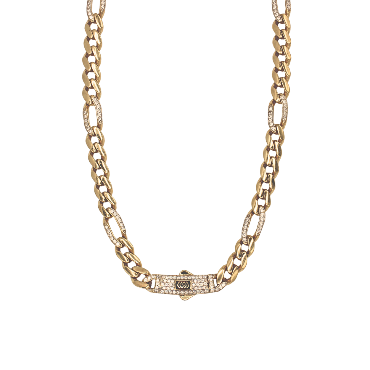 CADENA CON ZIRCONIAS ORO 14K