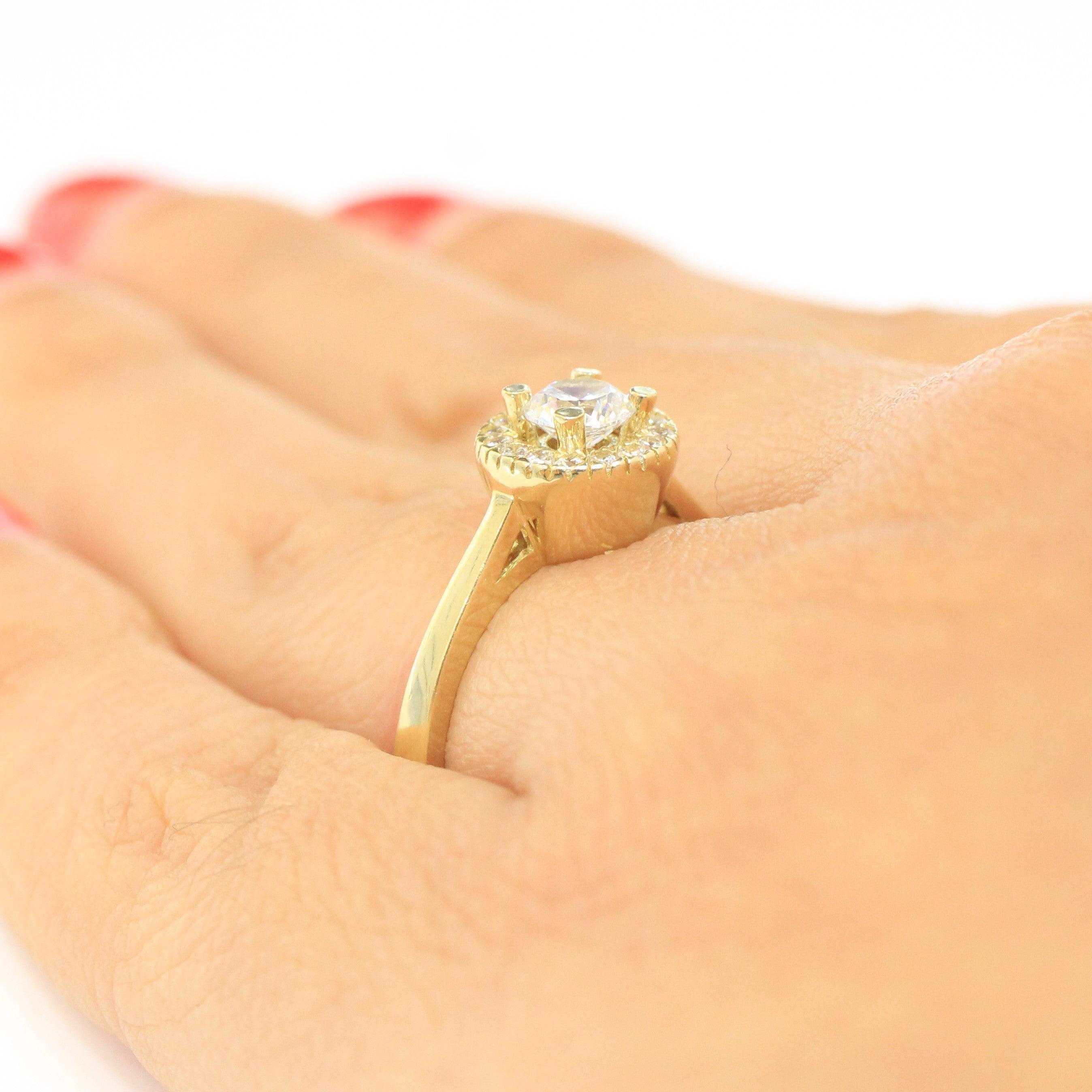 ANILLOS DE COMPROMISO 10K