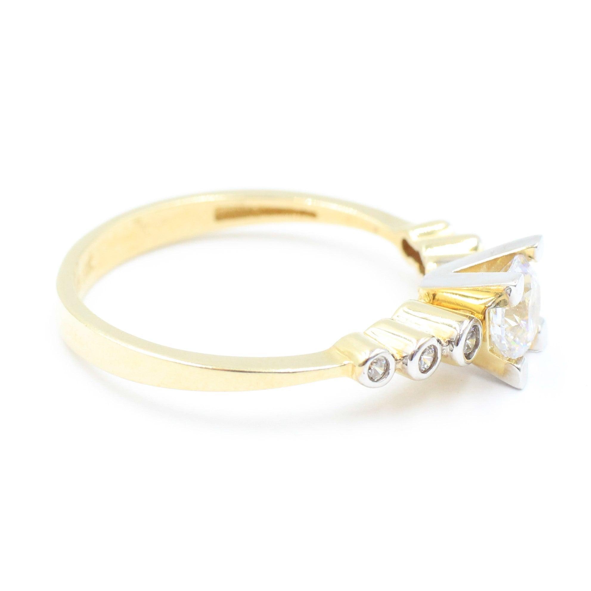 ANILLOS DE COMPROMISO CON PIEDRAS DE ZIRCONIA 10K