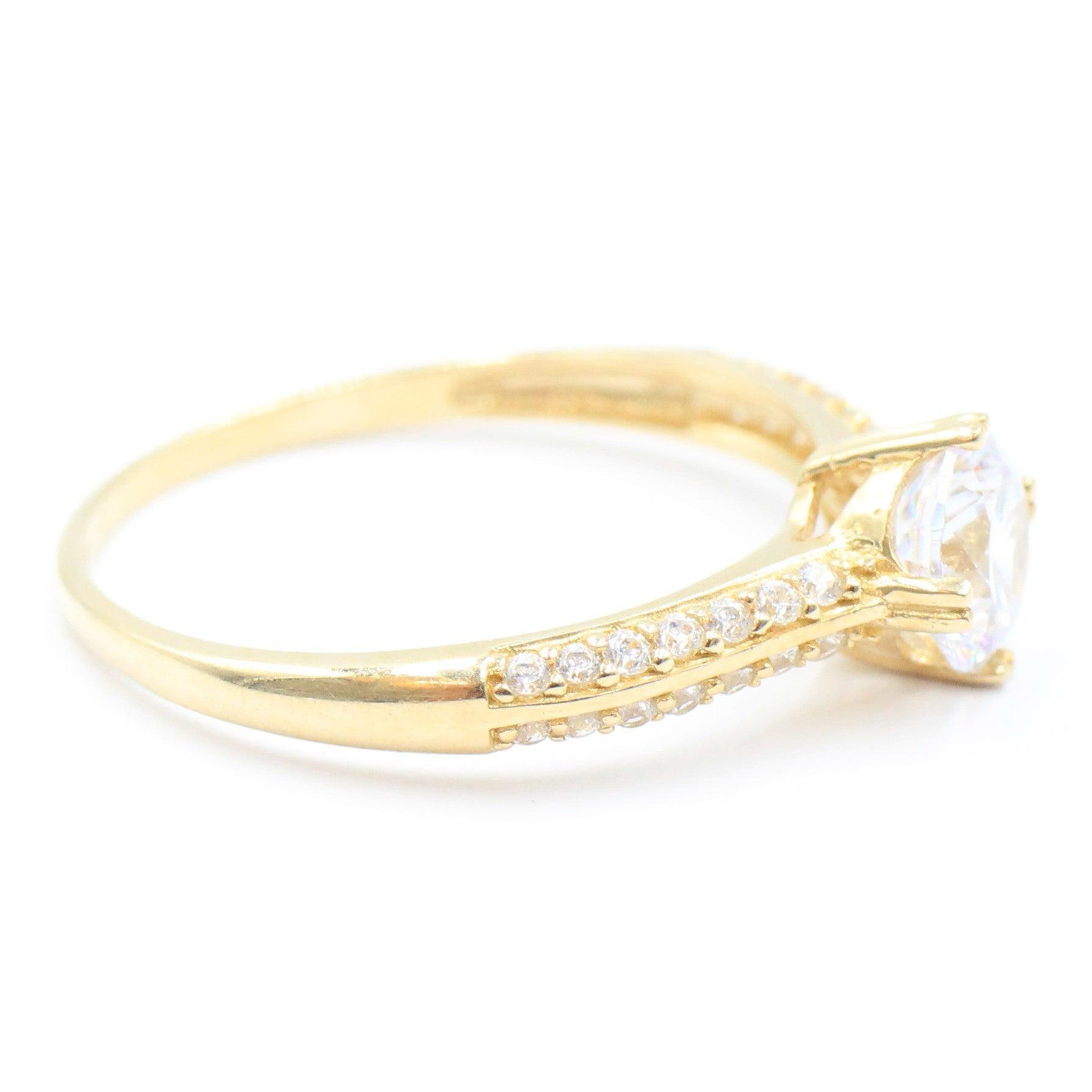 ANILLOS DE COMPROMISO CON PIEDRAS DE ZIRCONIA 10K
