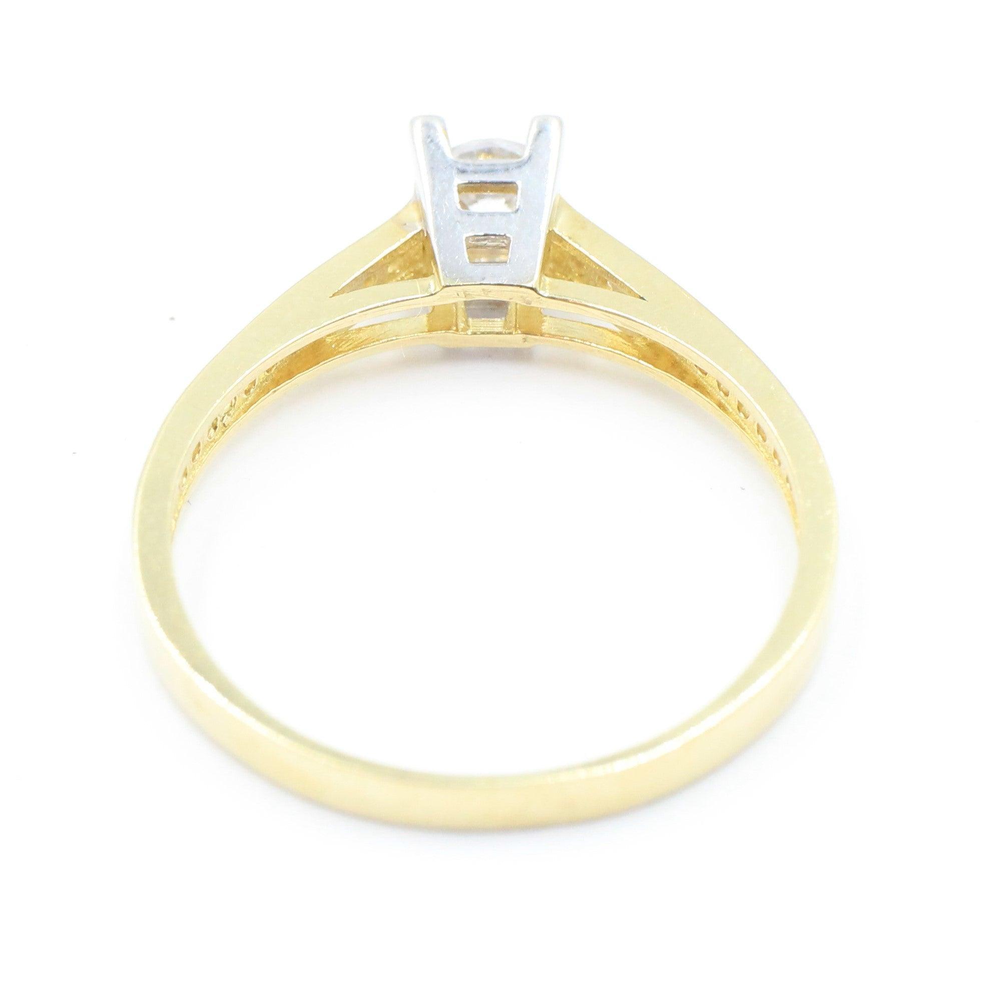 ANILLOS DE COMPROMISO CON PIEDRAS DE ZIRCONIA 10K