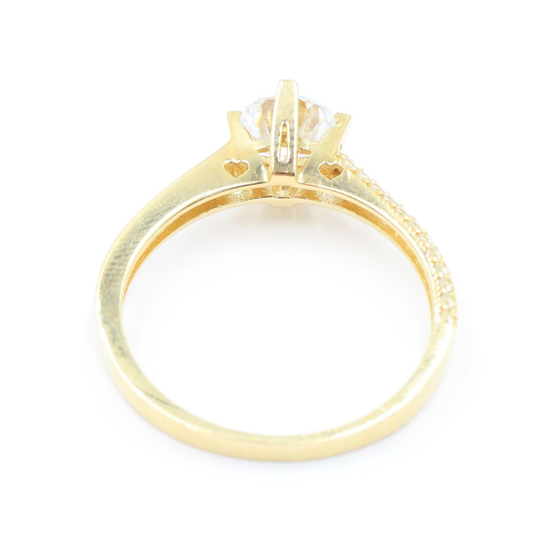 ANILLOS DE COMPROMISO CON PIEDRAS DE ZIRCONIA 10K