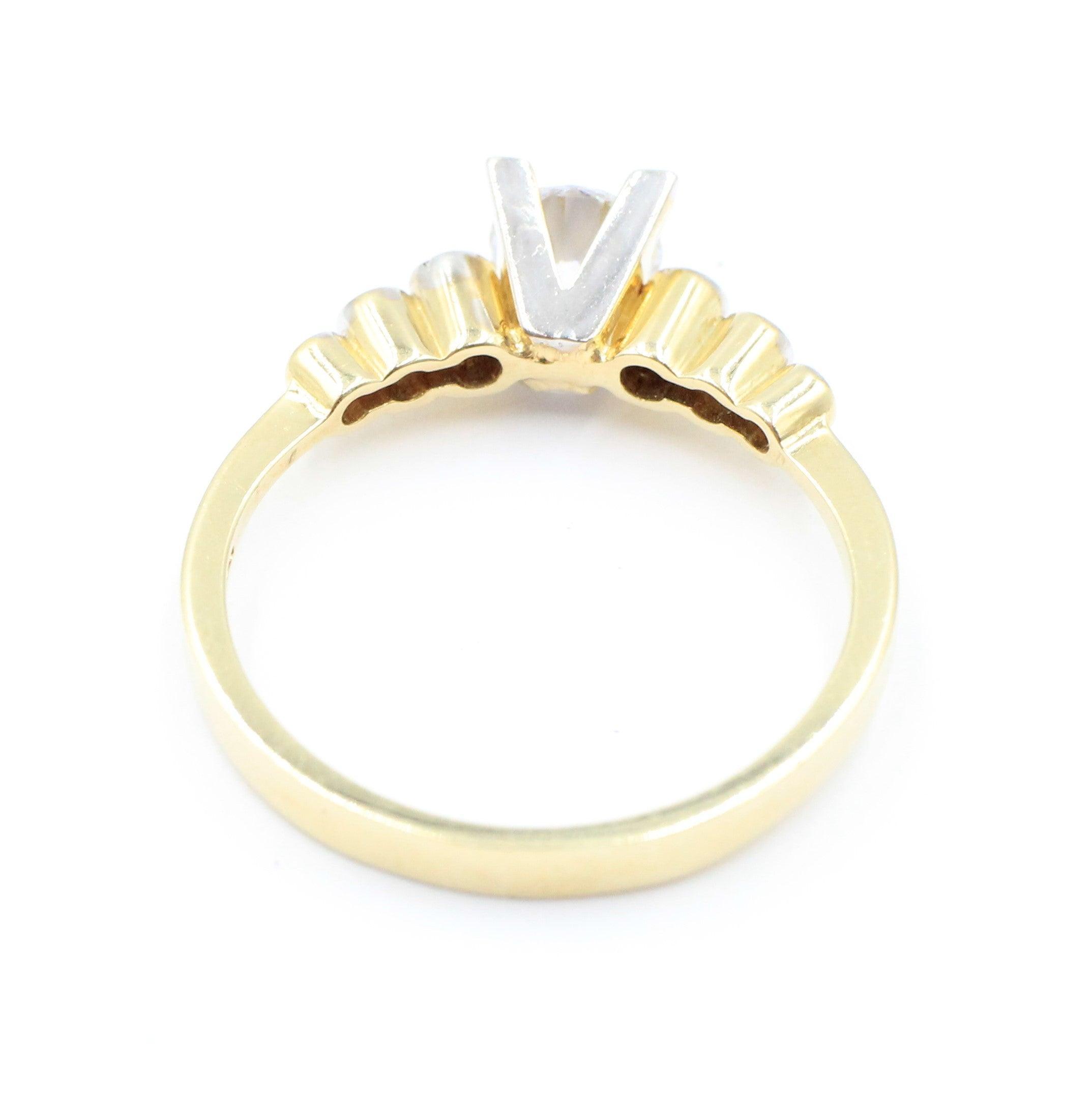 ANILLOS DE COMPROMISO CON PIEDRAS DE ZIRCONIA 10K