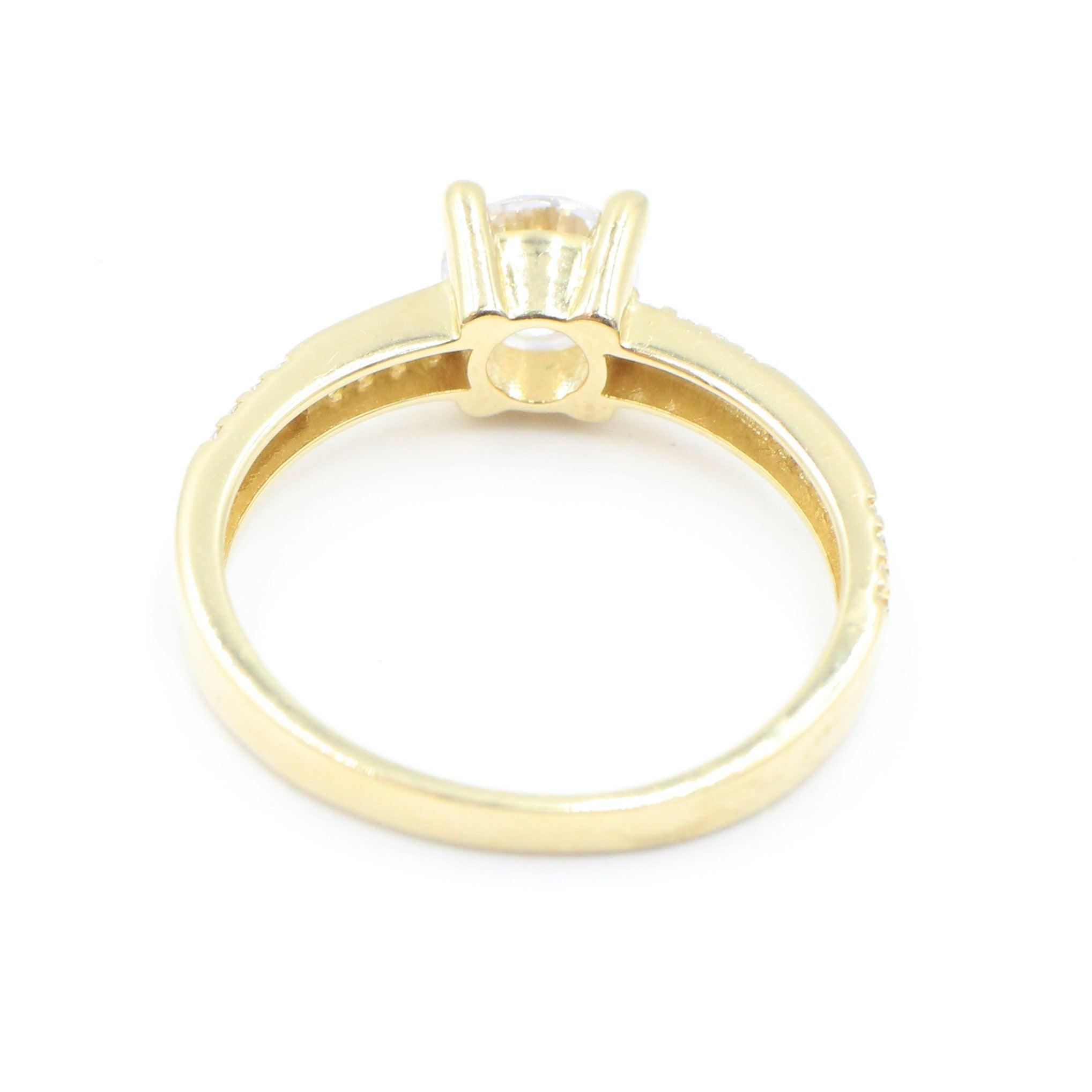 ANILLOS DE COMPROMISO CON PIEDRAS DE ZIRCONIA 10K