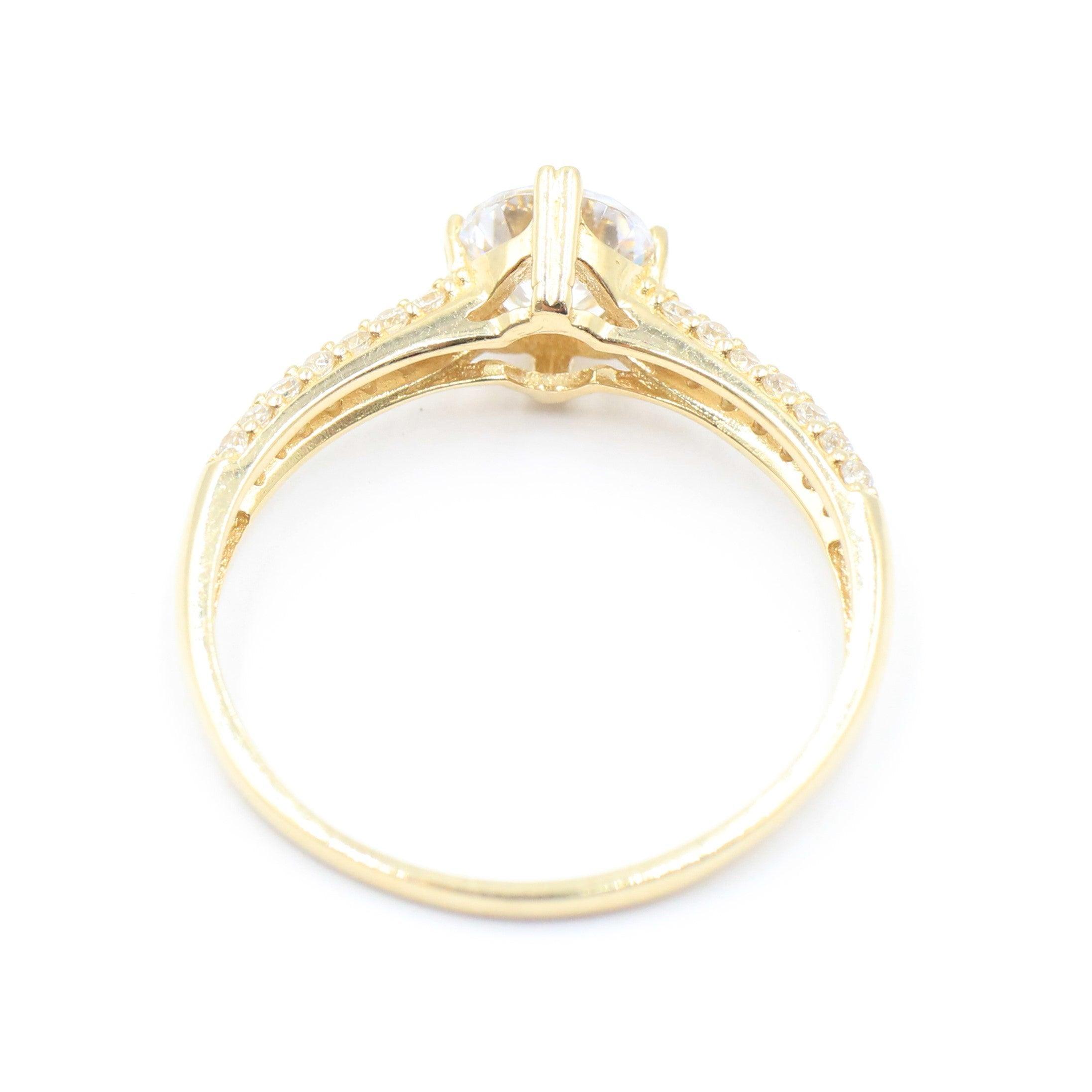 ANILLOS DE COMPROMISO CON PIEDRAS DE ZIRCONIA 10K