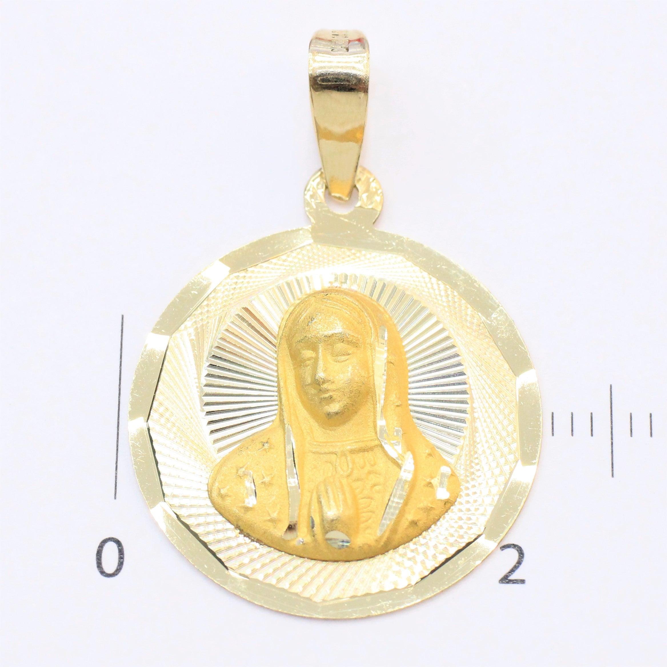 MEDALLA RELIGIOSA ORO 10K