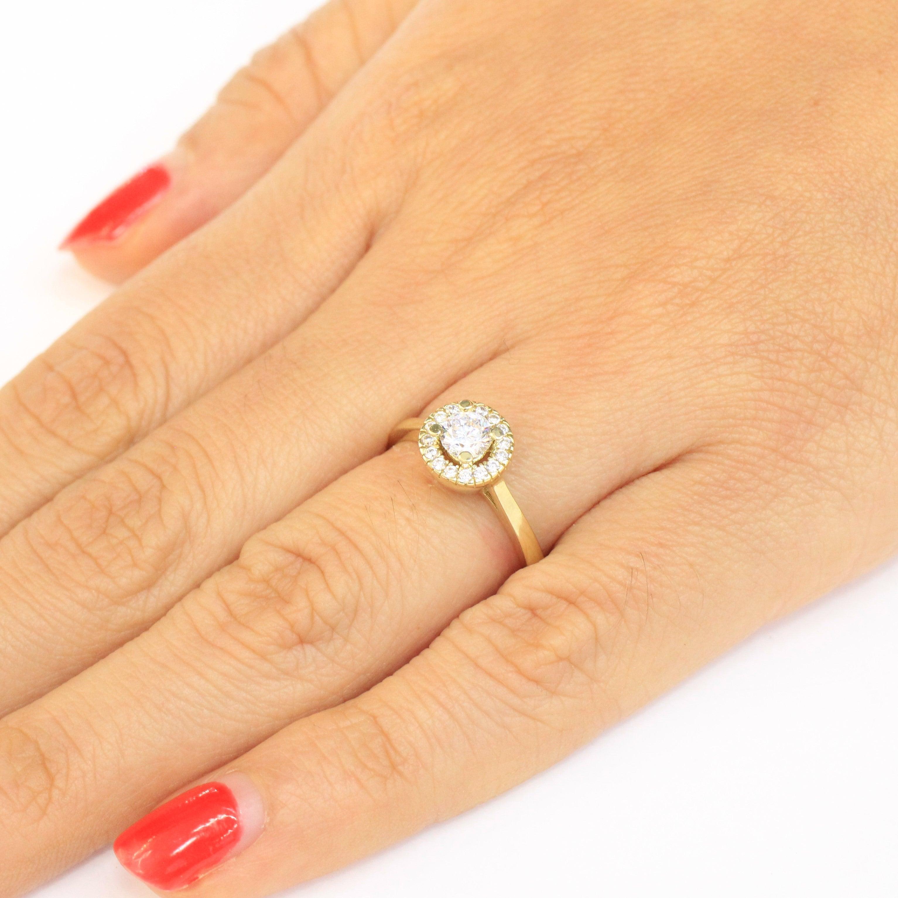 ANILLOS DE COMPROMISO 10K - Orovel's Collection