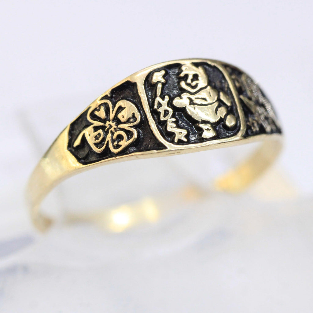 Anillo de graduaci n k nder oro 14k Orovel s Collection